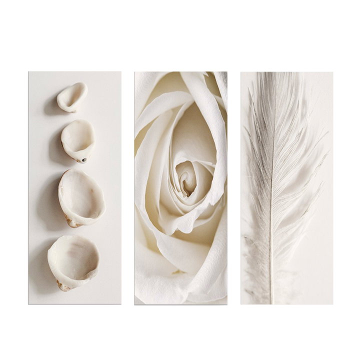 Wallity Cuadro Decorativo MDF0086 de 3 Piezas Multicolor